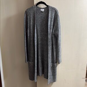 Old Navy Gray Long Open Front Cardigan